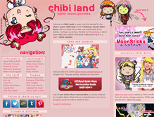 Tablet Screenshot of chibiland.windy-goddess.net